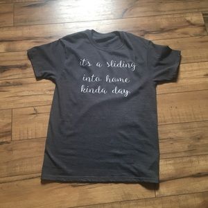 Women’s softball vinyl 100% hand made tshirt NWOT